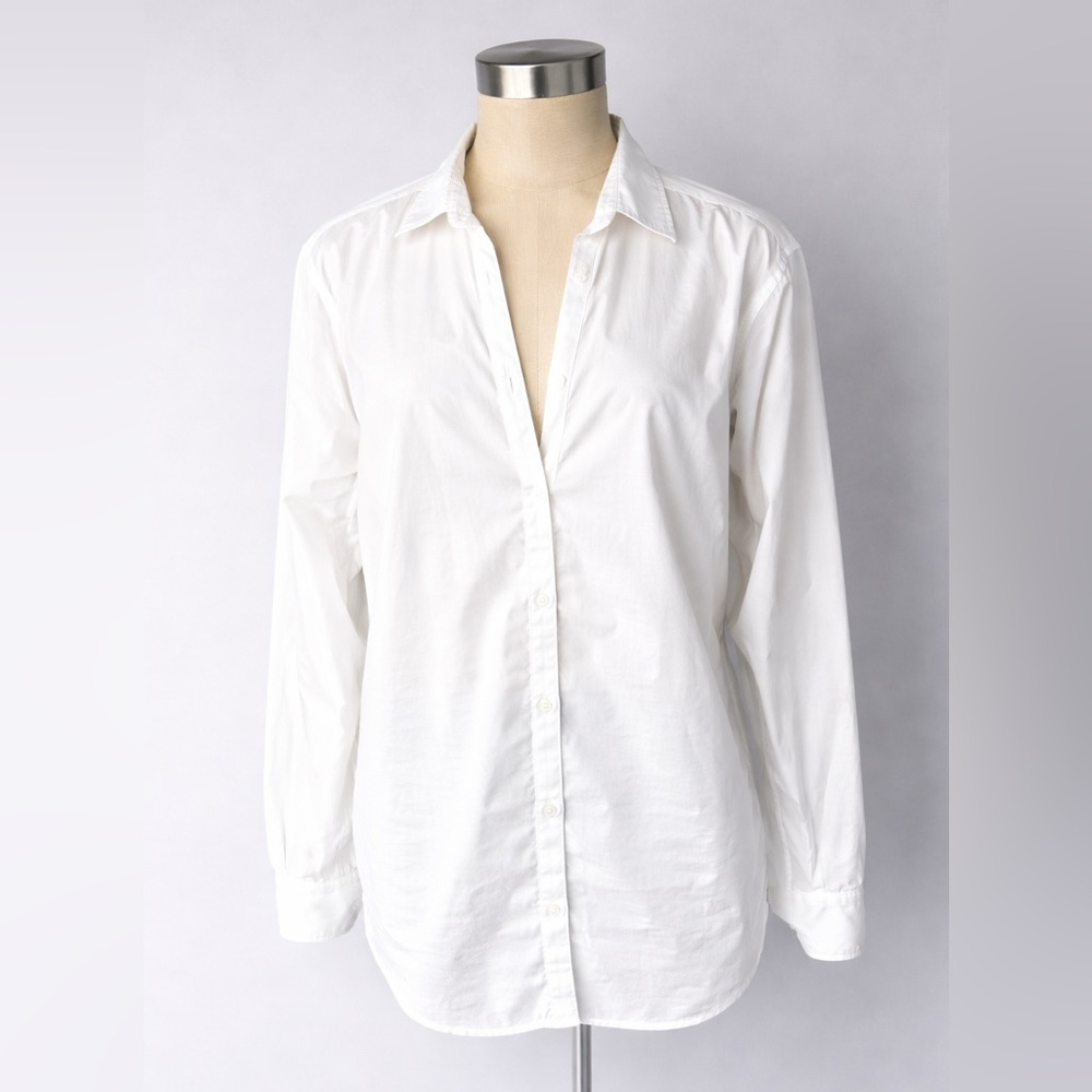 H&M Women’s Cotton Blend Button Up Long Sleeve Blouse XXL